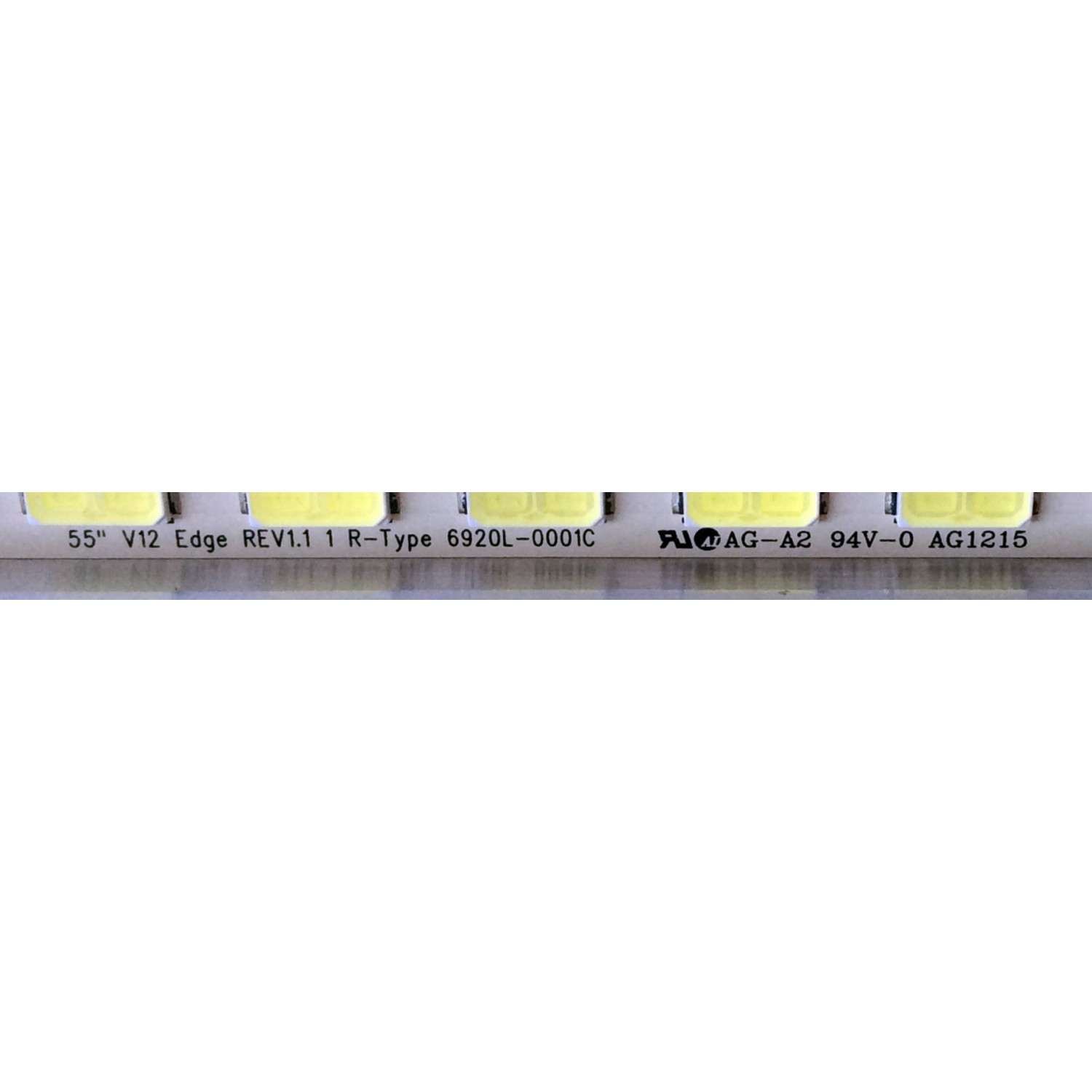 KIT DE LED`S PARA TV (2 PIEZAS) / LG 6920L-0001C / 6922L-0003A / 6922L-0004A / AG1215 / 55¨ V12 Edge REV1.1 1 R-Type 6920L-0001C / 55¨ V12 Edge REV1.1 1 L-Type 6920L-0001C / PANEL LC550EUE (SE)(M1) / MODELO 55LS4500-UD AUSWLUR - Imagen 2